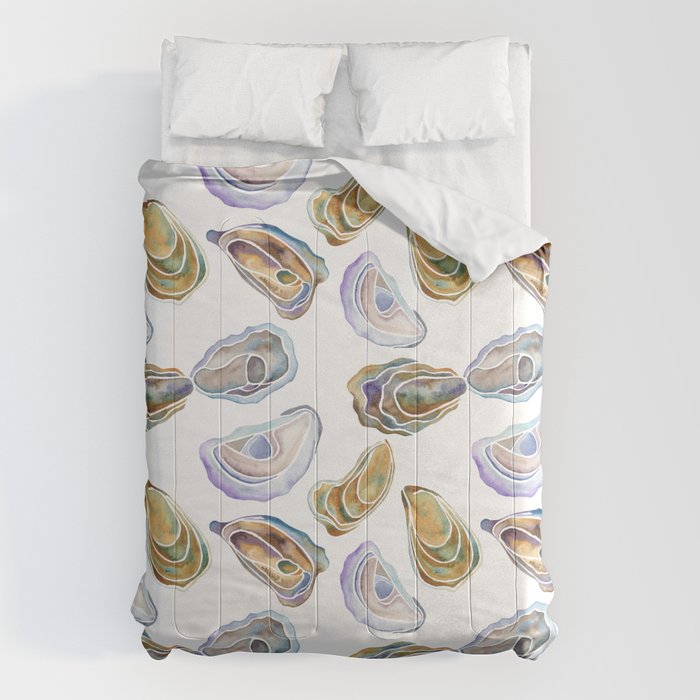 Watercolor Oysters Comforter Gallery Image 6