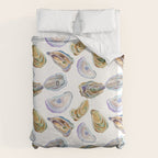 Watercolor Oysters Duvet Cover Gallery Image 6