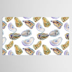 Watercolor Oysters Tablecloth Gallery Image 2