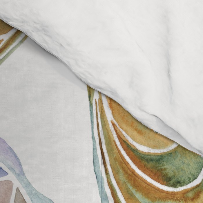 Watercolor Oysters Comforter Gallery Image 4