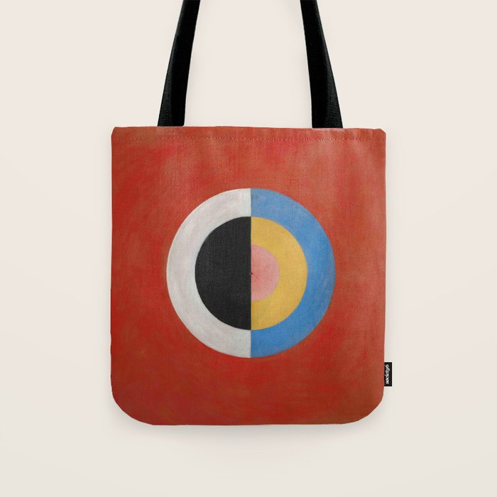 The Swan No 17 by Hilma af Klint Tote Bag Gallery Image 1