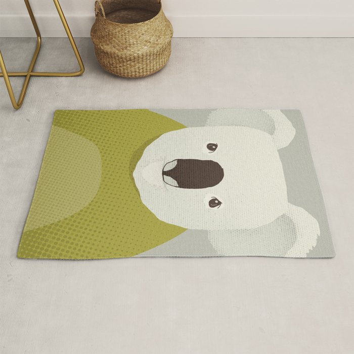 Whimsy Koala, Animal Portrait Rug Gallery Image 1