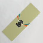 Ray gun cat Yoga Mat Gallery Image 1