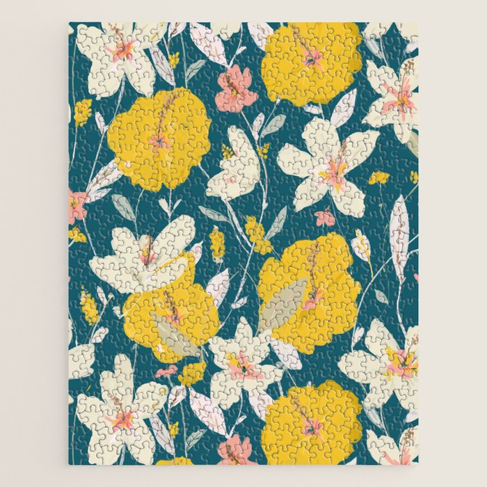 tropical hibiscus Jigsaw Puzzle Gallery Image 1