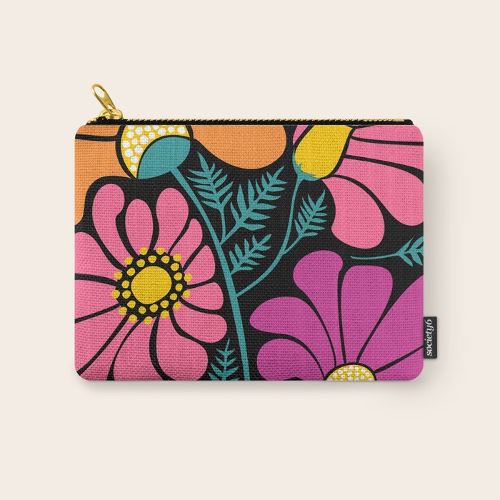 70s Disco Garden Carry All Pouch Gallery Image 1