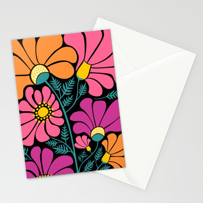 70s Disco Garden Stationery Card Gallery Image 2