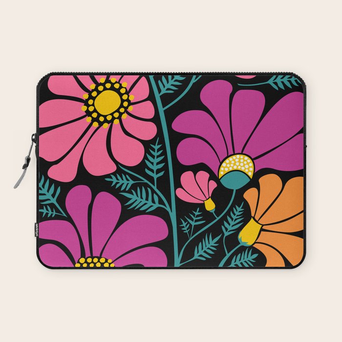 70s Disco Garden Laptop Sleeve Gallery Image 1