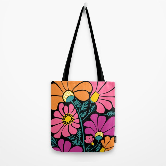70s Disco Garden Tote Bag Gallery Image 2