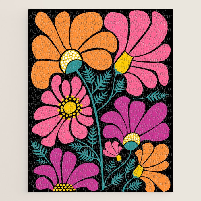 70s Disco Garden Jigsaw Puzzle Gallery Image 1