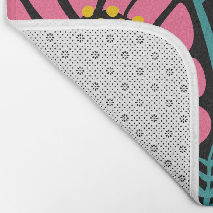 70s Disco Garden Bath Mat Gallery Image 2