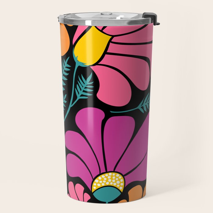 70s Disco Garden Travel Mug Gallery Image 2