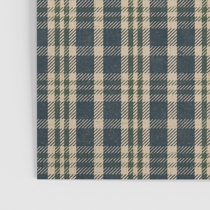North Country Plaid - classic blue and green Poster Gallery Image 3