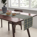 North Country Plaid - classic blue and green Table Runner Gallery Image 2