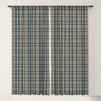 North Country Plaid - classic blue and green Window Curtain Gallery Image 5