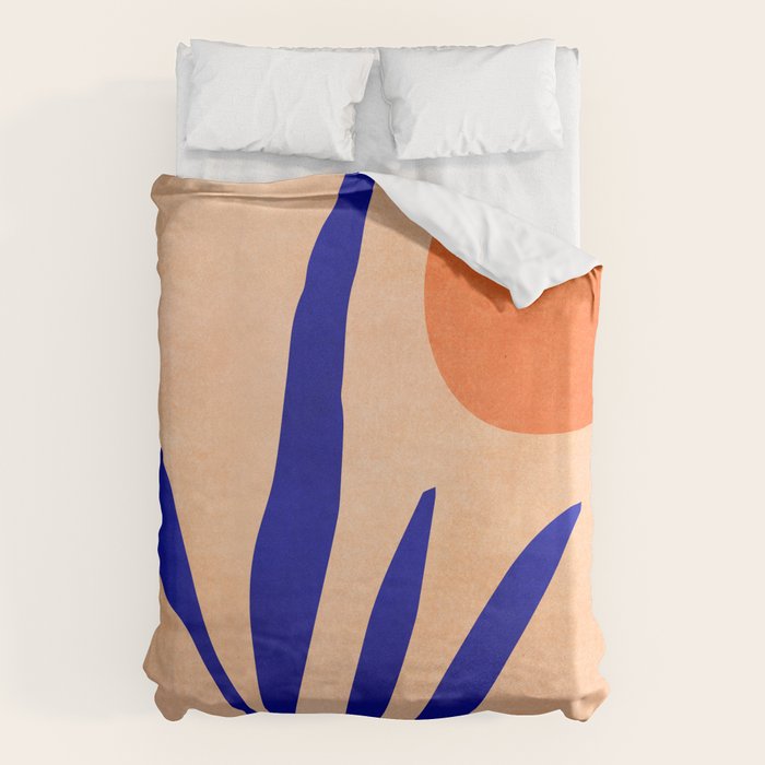 Golden Afternoon Abstract Landscape Duvet Cover Gallery Image 6