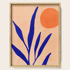 Golden Afternoon Abstract Landscape Serving Tray Gallery Image 1