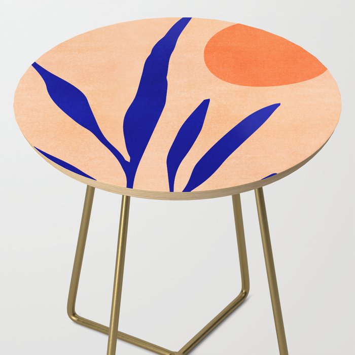 Golden Afternoon Abstract Landscape Side Table Gallery Image 2