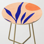 Golden Afternoon Abstract Landscape Side Table Gallery Image 2