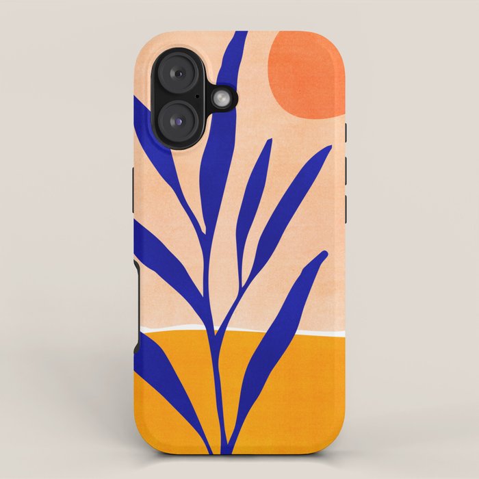 Golden Afternoon Abstract Landscape iPhone Case Gallery Image 1