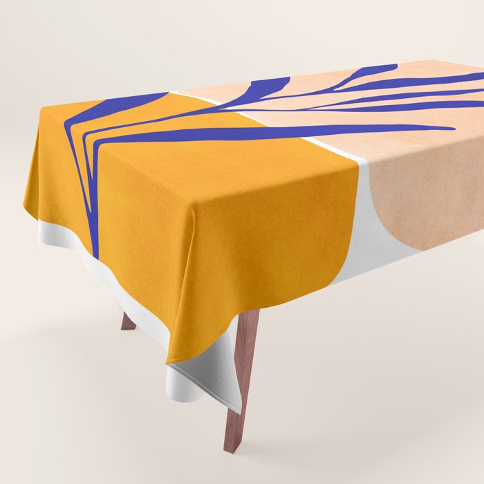Golden Afternoon Abstract Landscape Tablecloth Gallery Image 1