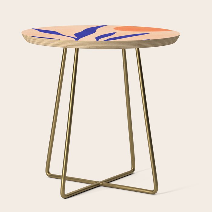Golden Afternoon Abstract Landscape Side Table Gallery Image 1