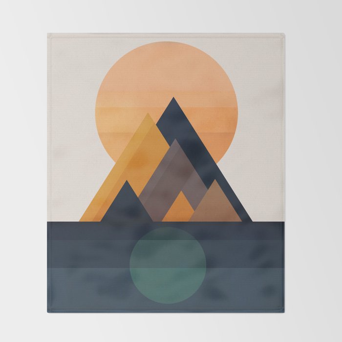 Twin Sun Throw Blanket Gallery Image 2