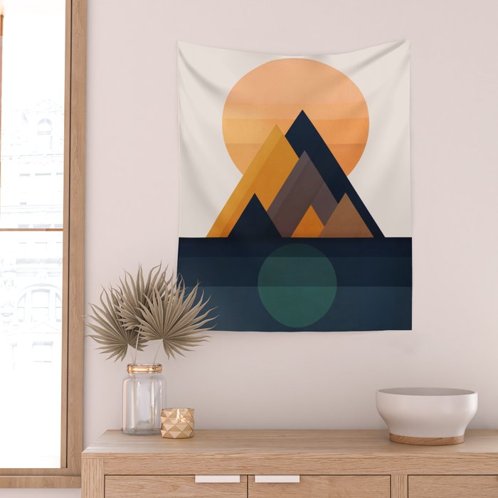 Twin Sun Wall Tapestry Gallery Image 2