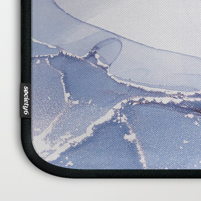 Abstract Blue Pink Purple Art Print By LandSartprints Laptop Sleeve Gallery Image 3