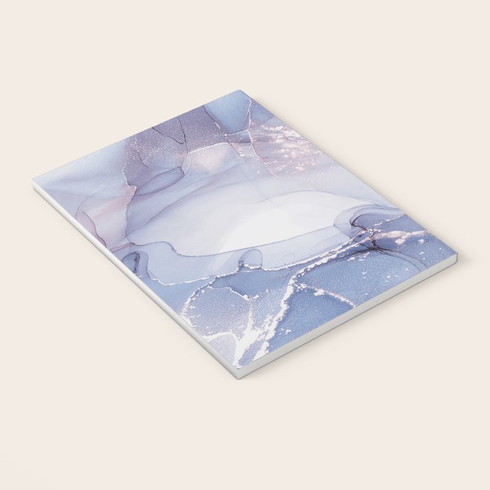 Abstract Blue Pink Purple Art Print By LandSartprints Notebook Gallery Image 3