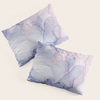 Abstract Blue Pink Purple Art Print By LandSartprints Pillow Sham Gallery Image 3