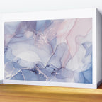 Abstract Blue Pink Purple Art Print By LandSartprints Wall Mural Gallery Image 2