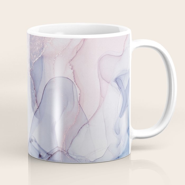 Abstract Blue Pink Purple Art Print By LandSartprints Coffee Mug Gallery Image 1