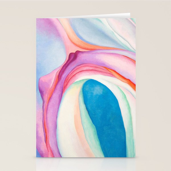 "Music, Pink and Blue No. 2" by Georgia O'Keeffe, 1918 Stationery Card Gallery Image 2