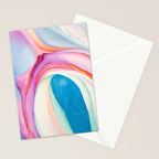 "Music, Pink and Blue No. 2" by Georgia O'Keeffe, 1918 Stationery Card Gallery Image 2