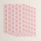Swedish Dala Horse Red Wrapping Paper Gallery Image 3