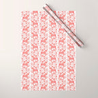 Swedish Dala Horse Red Wrapping Paper Gallery Image 1