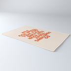 Do Something Today That Your Future Self Will Thank You For in Orange Rug Gallery Image 3