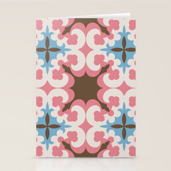 Retro Floral Luxe Revival Stationery Card Gallery Image 2