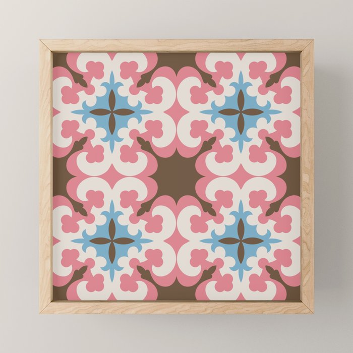 Retro Floral Luxe Revival Mini Art Print Gallery Image 1
