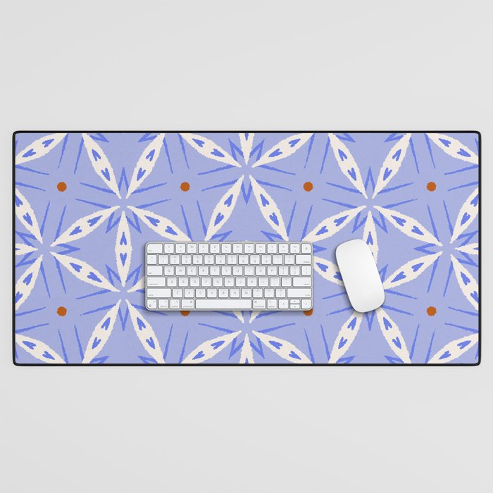 Rustic Mediterranean Mosaic Tiles Desk Mat Gallery Image 1