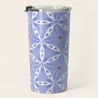 Rustic Mediterranean Mosaic Tiles Travel Mug Gallery Image 3