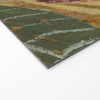 Strawberry Garden in Forest Green Welcome Mat Gallery Image 2
