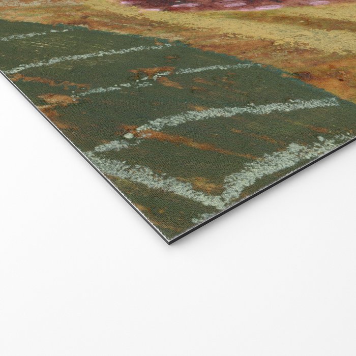 Strawberry Garden in Forest Green Welcome Mat Gallery Image 2