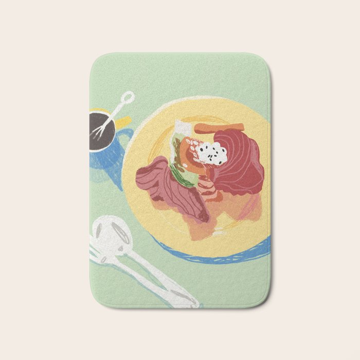 Radicchio Salad Bath Mat Gallery Image 1