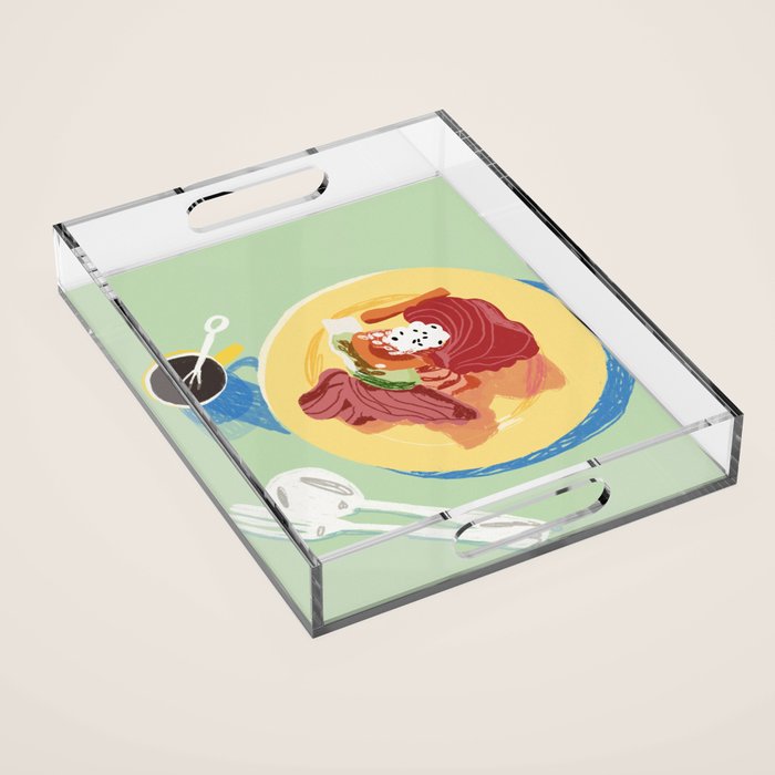 Radicchio Salad Acrylic Tray Gallery Image 1