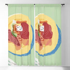 Radicchio Salad Window Curtain Gallery Image 5