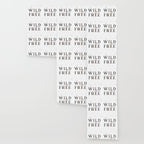 Wild and Free Rose Gold on White Wallpaper Gallery Image 3