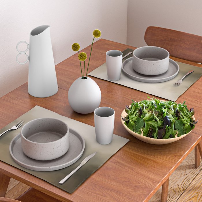 Hazy Landscape (Neutral) Placemat Gallery Image 2