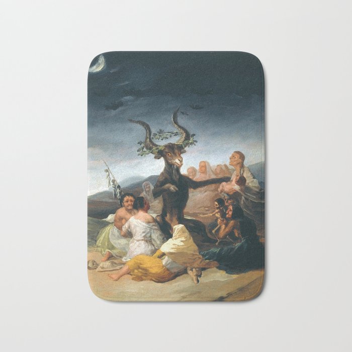 The Sabbath of Witches Goya Painting Bath Mat Gallery Image 1