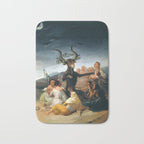 The Sabbath of Witches Goya Painting Bath Mat Gallery Image 1
